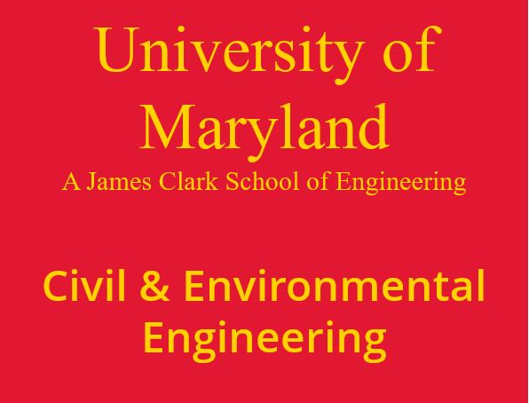 Engineering School or University University of Maryland: Civil and Environmental Engineering logo